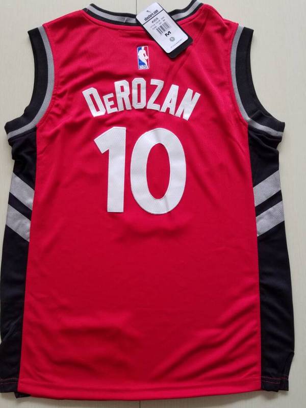 2017 NBA Toronto Raptors #10 Derozan red kids jerseys